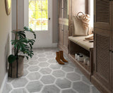 Apollo Tile (Sample) Athens White and Gray 12-in x 12-in Polished Marble Look Floor and Wall Tile