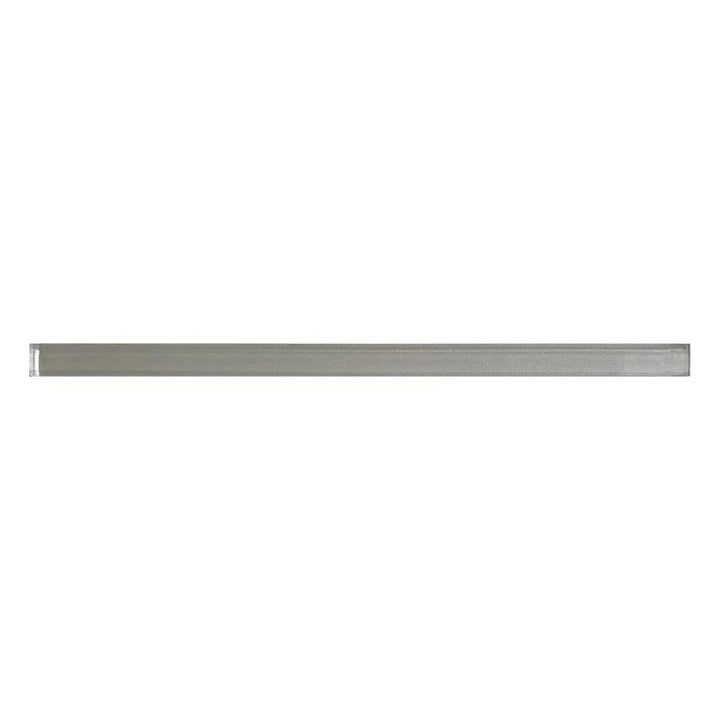 Apollo Tile 10-Pack Gray 1/2-in x 12-in Glass Pencil Tile (0.5-sq. ft/ Carton)