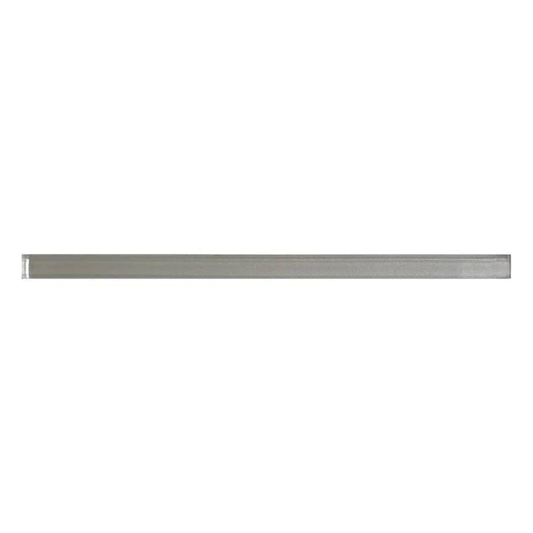 Apollo Tile 10-Pack Gray 1/2-in x 12-in Glass Pencil Tile (0.5-sq. ft/ Carton)