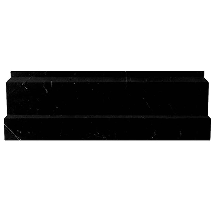 Apollo Tile 10-Pack Black 4-in x 12-in Marble Baseboard Tile (3.33-sq. ft/ Carton)