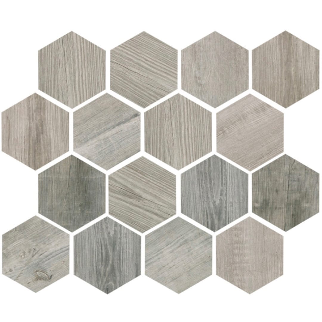 Apollo Tile (Sample) Harlan Gray 4-in x 4-in Matte Porcelain Patterned Floor and Wall Tile