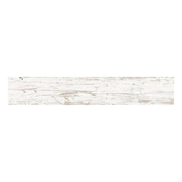 Apollo Tile White 6-in x 36-in Matte Porcelain Wood look Floor and Wall Tile product image