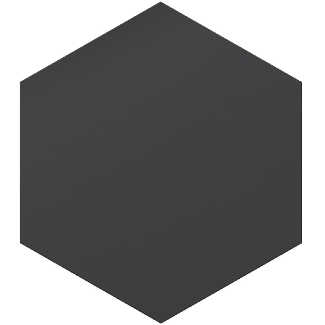 Apollo Tile Metal Black 8-in x 9-in Matte Porcelain Stone Look Floor and Wall Tile (9.93-sq. ft/ Carton)