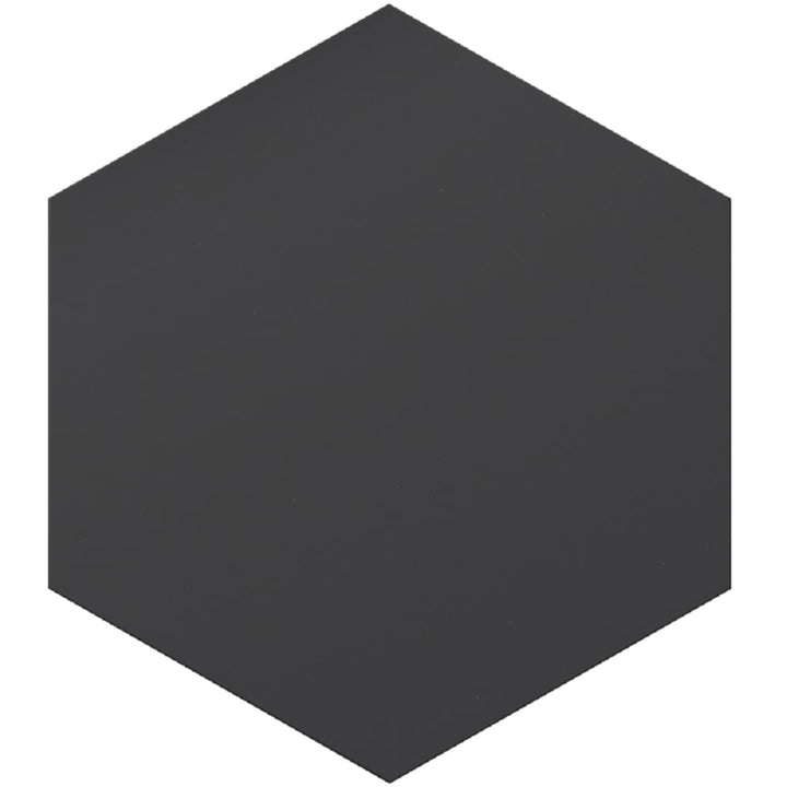 Apollo Tile Metal Black 8-in x 9-in Matte Porcelain Stone Look Floor and Wall Tile (9.93-sq. ft/ Carton)