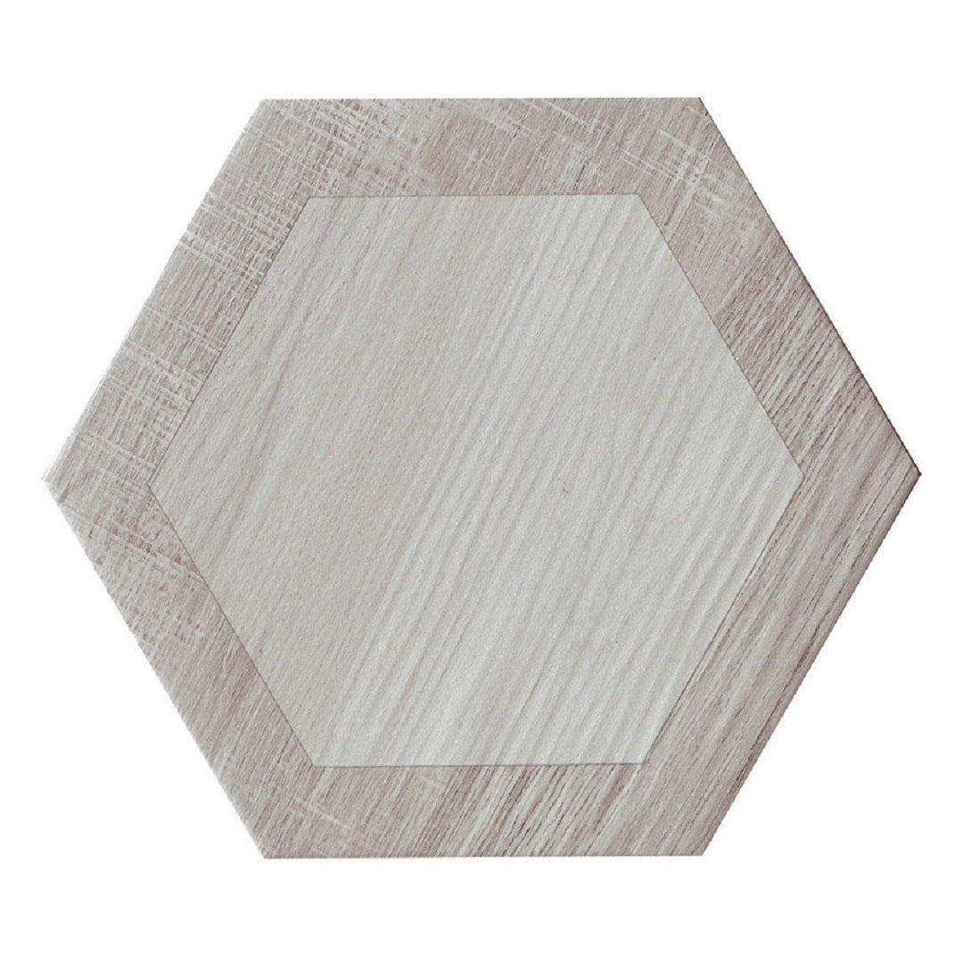 Apollo Tile (Sample) Woodnote Mink Gray 9-in x 9-in Matte Porcelain Patterned Floor and Wall Tile