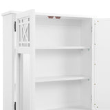 Alaterre Furniture 27-in x 29-in x 8-in White Bathroom Wall Cabinet