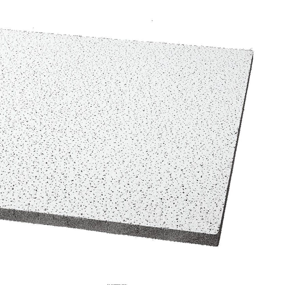 Armstrong Ceilings Fine Fissured 24-in x 24-in Drop Acoustic Panel Ceiling Tiles, White, 16-Pack (15/16-in Grid)