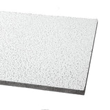Armstrong Ceilings Fine Fissured 24-in x 24-in Drop Acoustic Panel Ceiling Tiles, White, 16-Pack (15/16-in Grid)