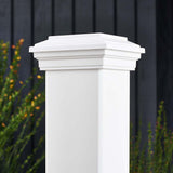 Trex 4-in x 4-in Enhance Classic White Composite Deck Post Cap
