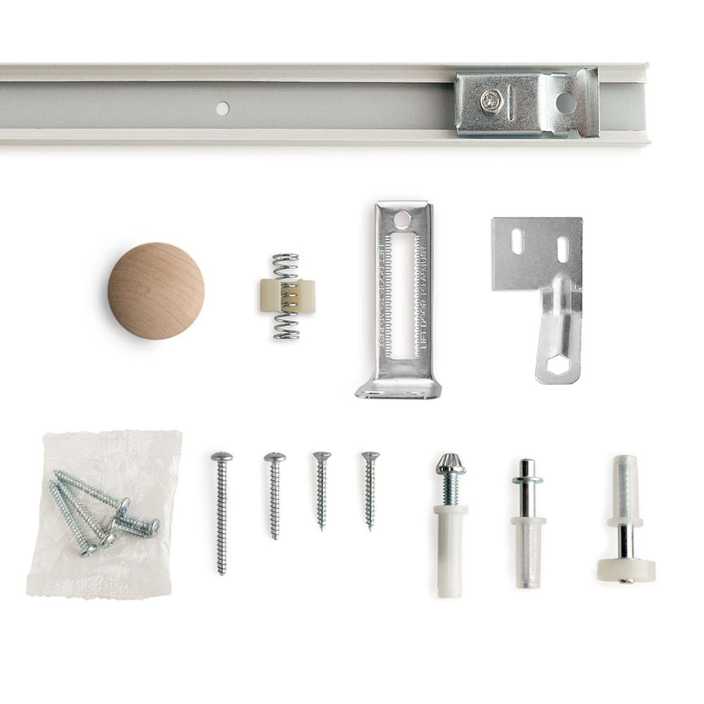 Masonite Traditional 36-in x 80-in Primed 2-Panel Square Molded Composite Bifold Door, Hardware Included