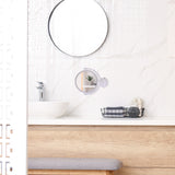 Allied Brass 8-in x 10-in Polished Chrome Double-Sided 2x Magnifying Wall-Mounted Vanity Mirror