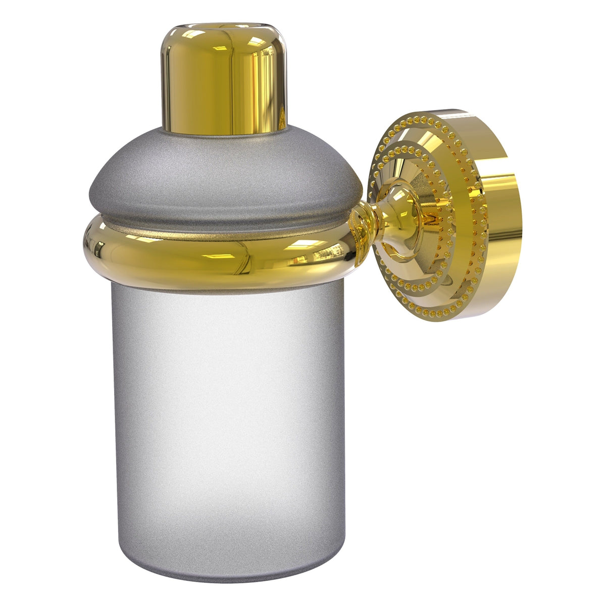 Allied Brass Dottingham Polished Brass Bath Accessory Set – Wall-Mounted Reed Diffuser Holder, 2-Piece