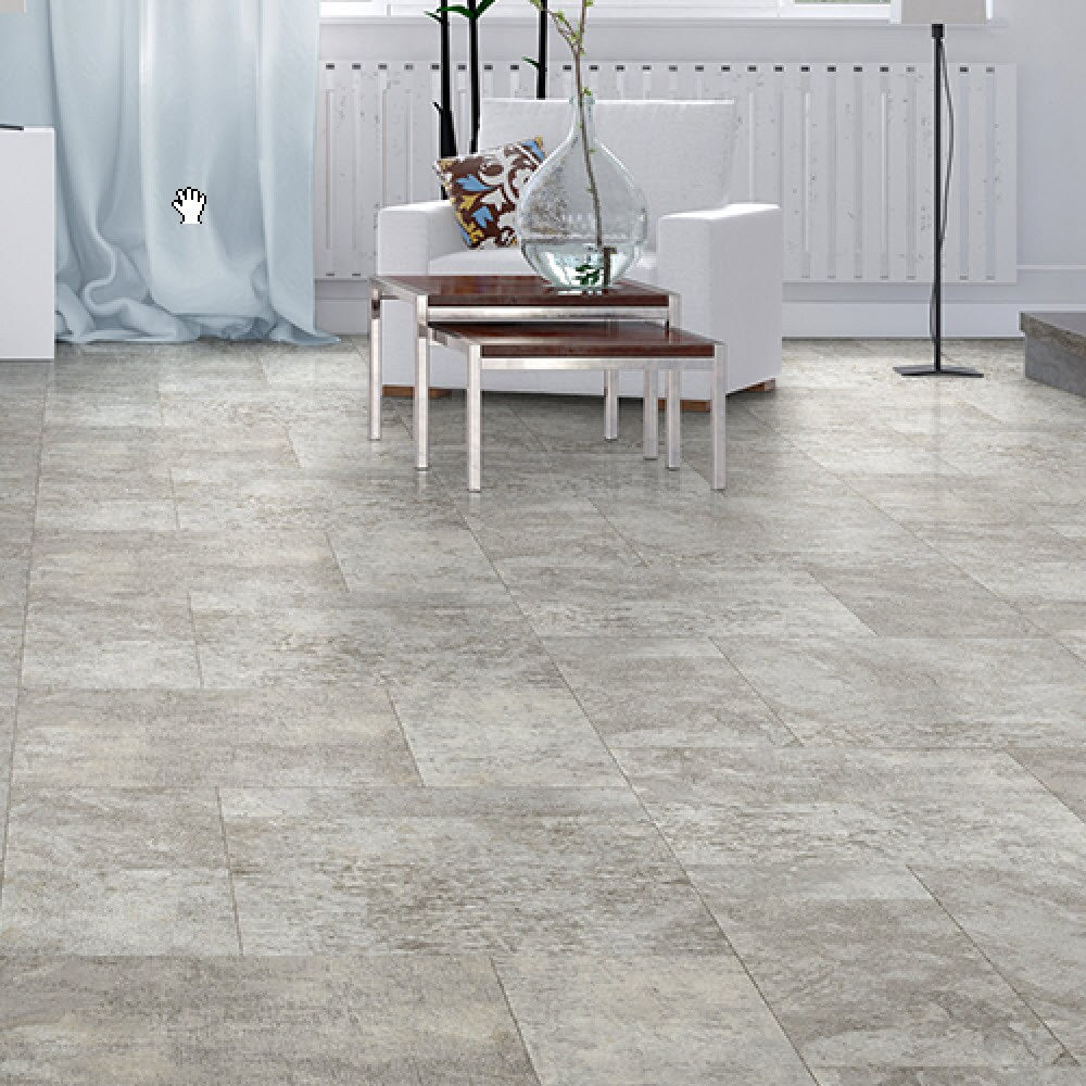 Congoleum AirStep Evolution Contour Sheet Vinyl Flooring, Highlight Stone Look, Low-Gloss, 12-ft Width, Cut-to-Length