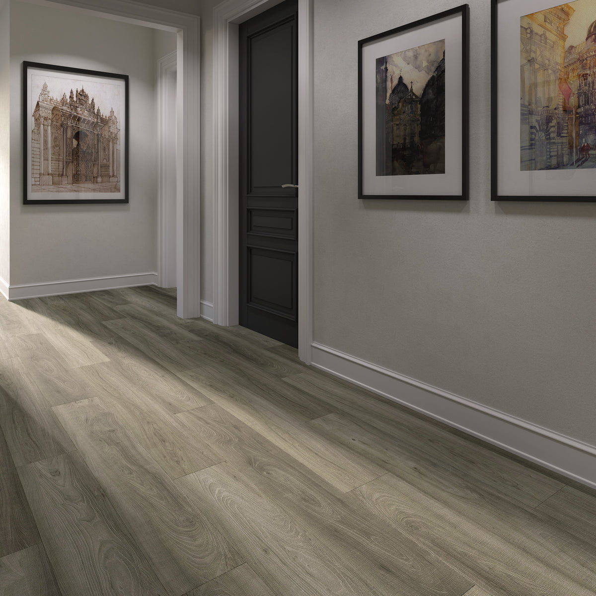 Lucida USA (Sample) MaxCore Silver Leaf Vinyl Plank, 7.31 in x 48 in, 6mm