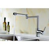 Manis Series Deck-Mounted Pot Filler in Polished Chrome - Super Arbor