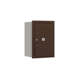 3700 Series Private Rear Loading 6 Door High Unit 23-1/2 in. Parcel Locker 1 PL6 4C Horizontal Mailbox in Bronze - Super Arbor