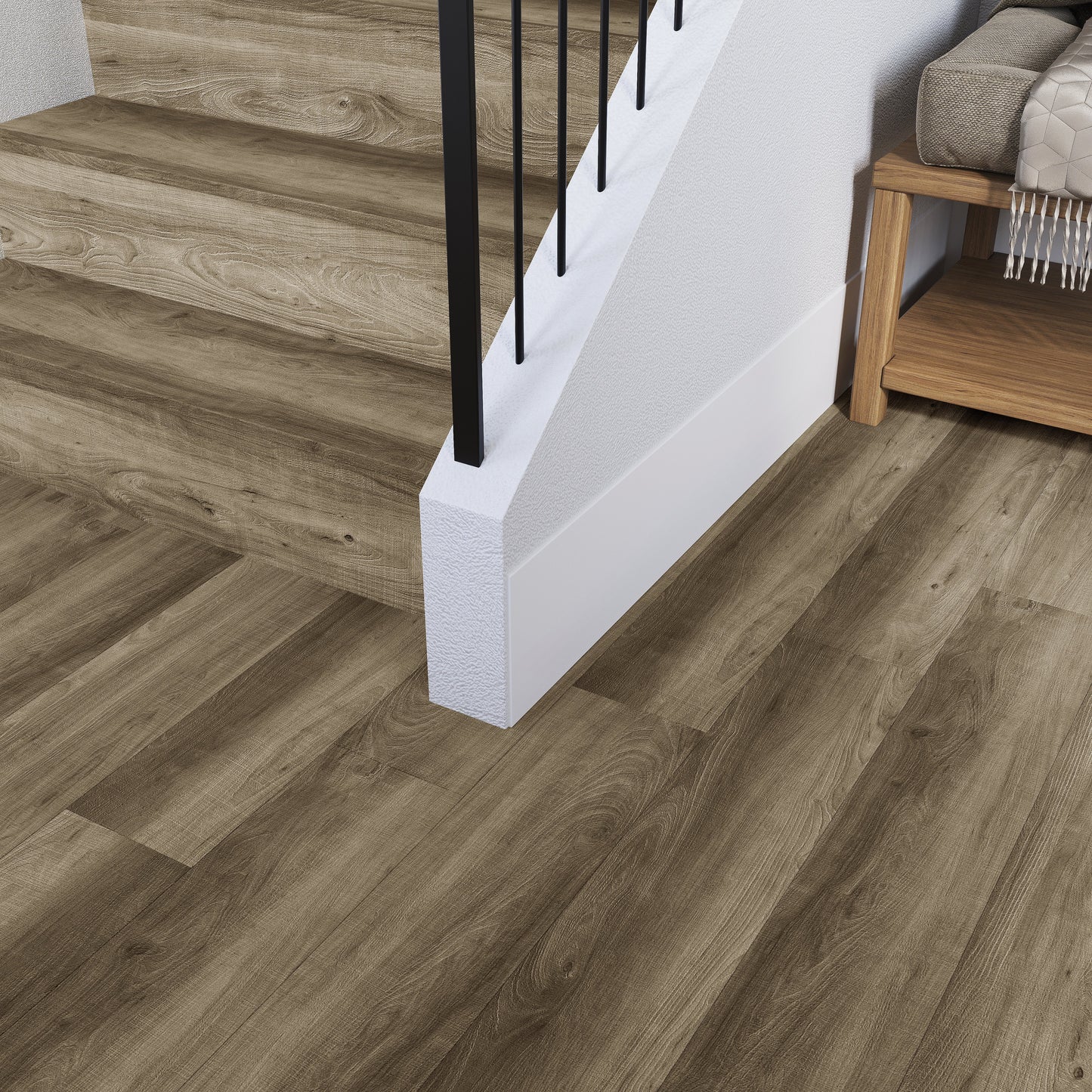 Lucida USA Maxcore Carnelian 7-3/32-in Wide x 5-1/2-mm Thick Waterproof Interlocking Luxury Vinyl Plank Flooring (24.5-sq ft)