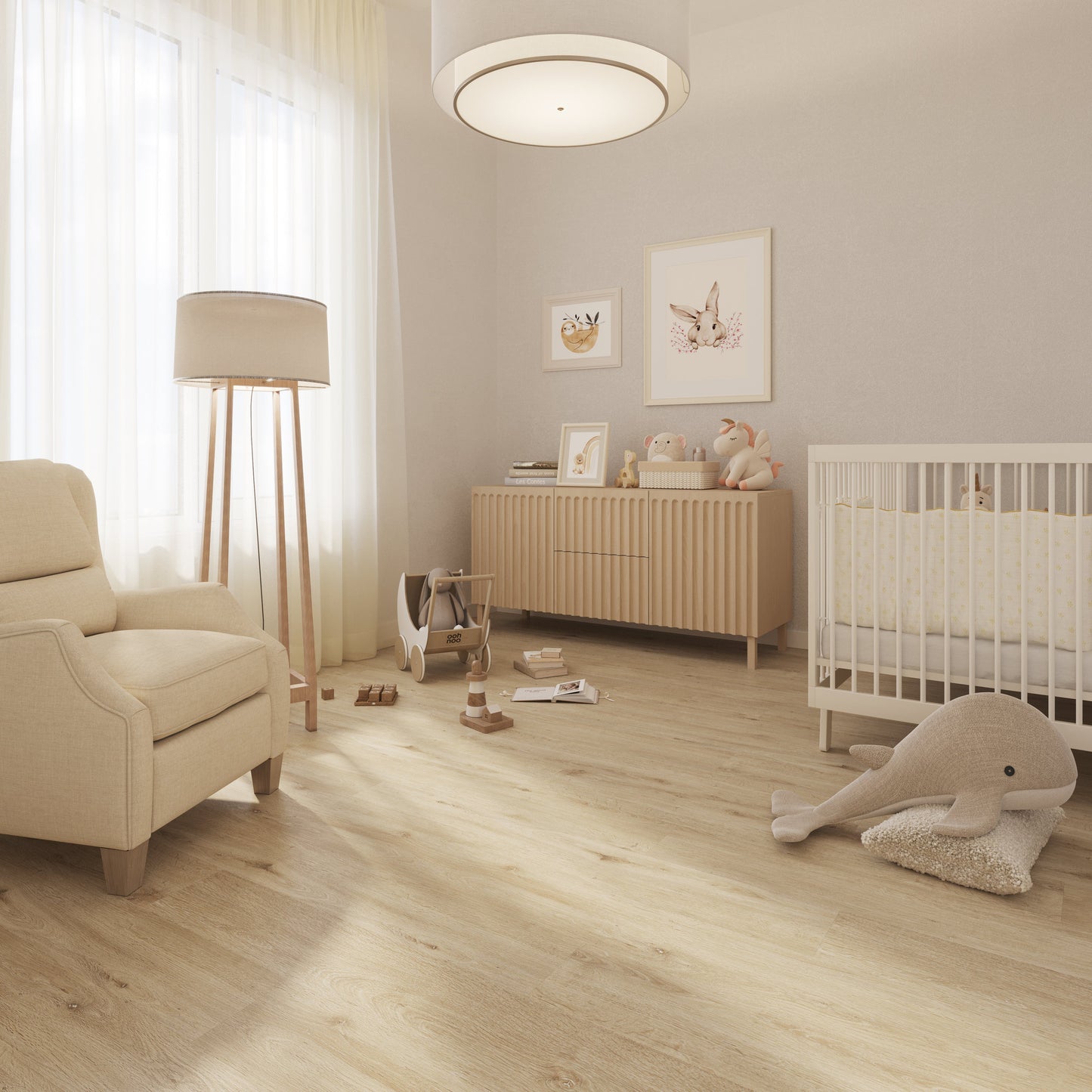 Lucida USA MaxCore Hesonite 7-3/32-in W x 5.5-mm T Waterproof Click-Lock Luxury Vinyl Plank Flooring, 24.5-sq ft/Box