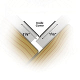 2-1/4 in. x 100 ft. Medium Composite Flexible Corner Bead - Super Arbor