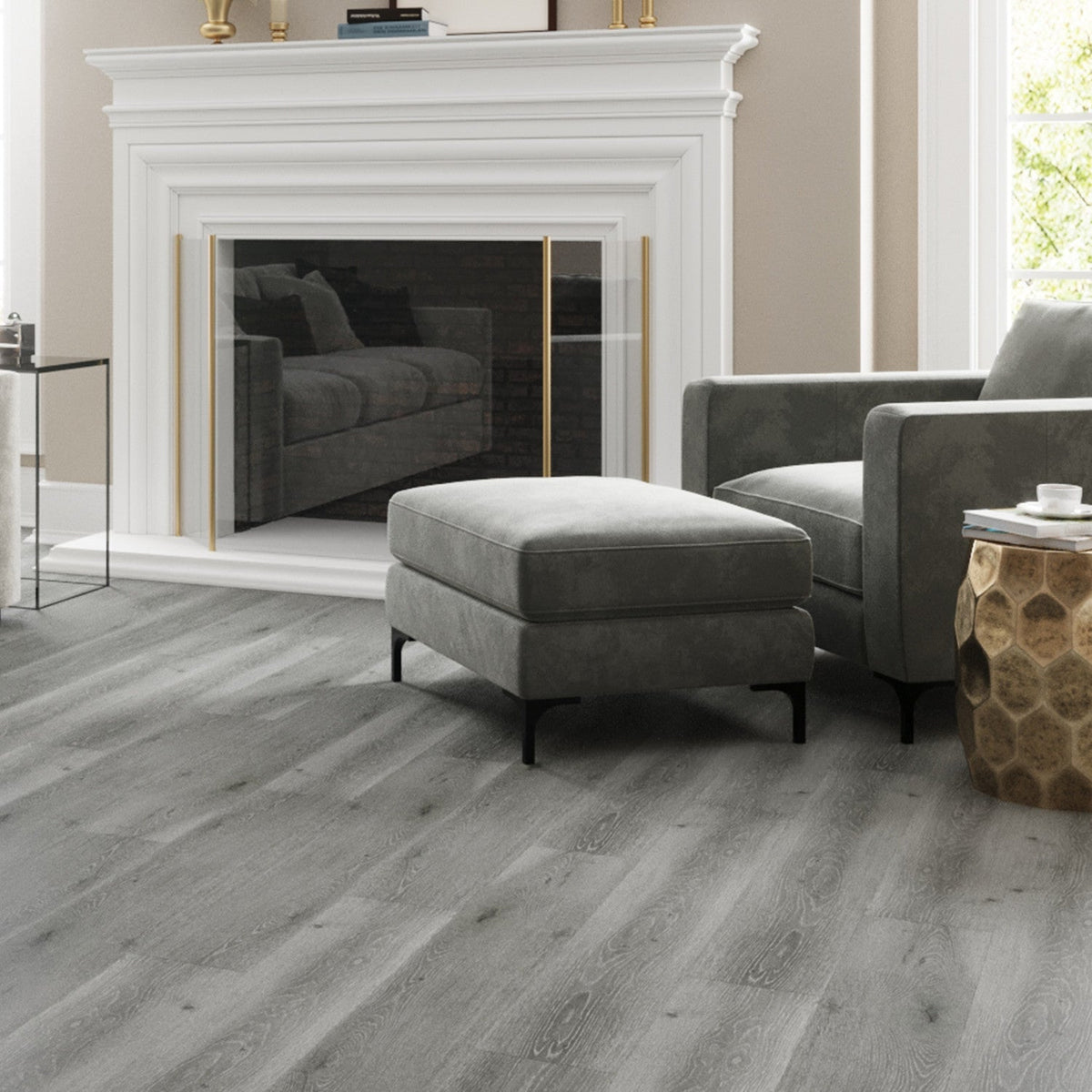 Lucida USA (Sample) MaxCore Dolomite Vinyl Plank, 7.31 in. x 48 in., 6mm