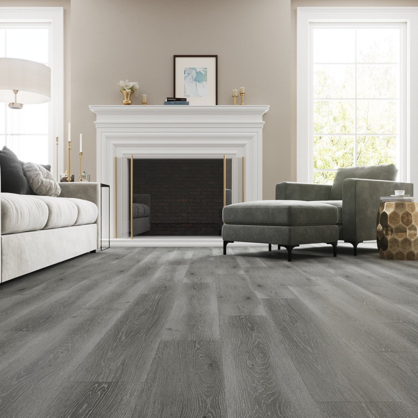 Lucida USA MaxCore Dolomite 7-5/16-in W x 48-in L x 6-mm T Waterproof Click-Lock Luxury Vinyl Plank Flooring (24.5-sq ft/Box)