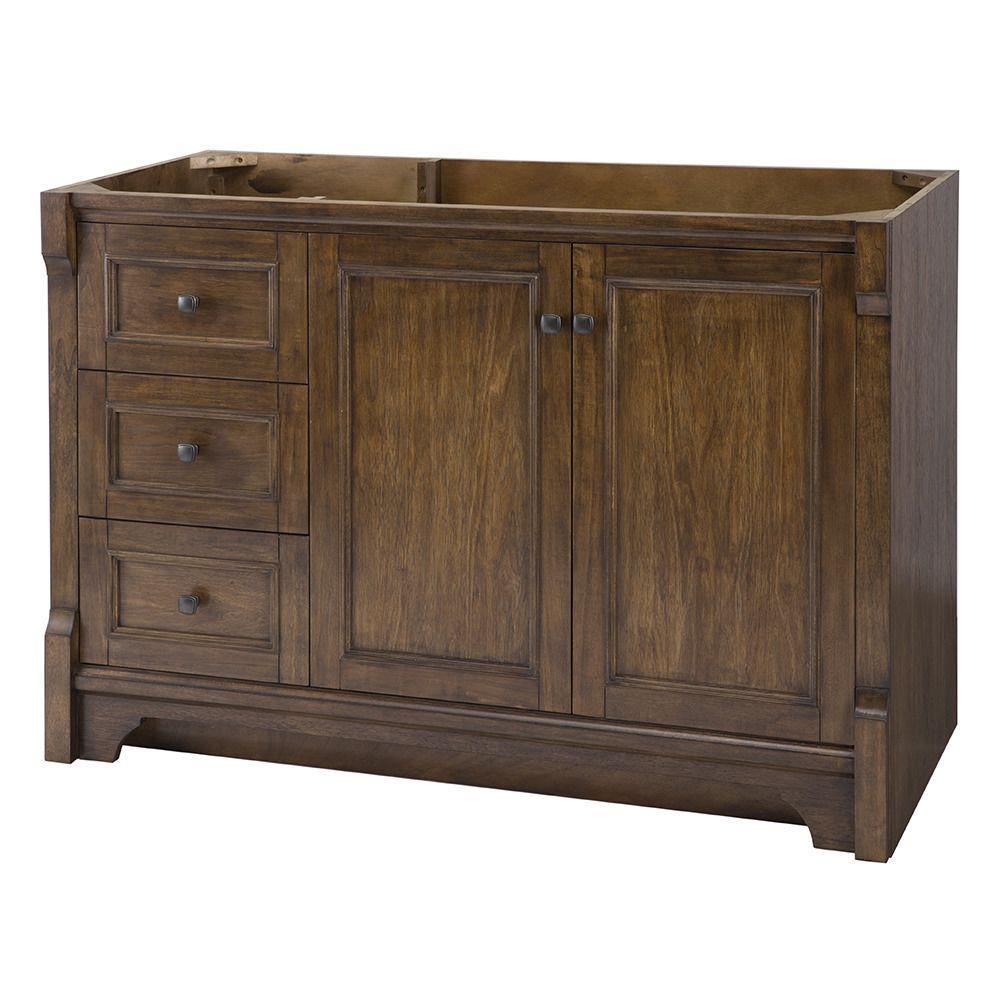 Creedmoor 30 in. W x 34 in. H Vanity Cabinet Only in Walnut - Super Arbor