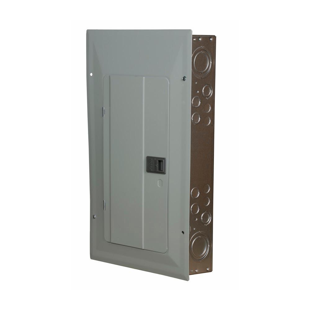 BR 100 Amp 20 Space 40 Circuit Indoor Main Breaker Loadcenter with Combination Cover Value Pack (6-BR120) - Super Arbor