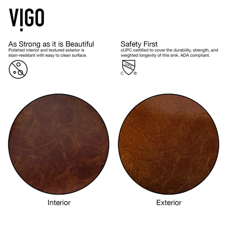 VIGO Russet Handmade Countertop Glass Rectangular Vessel Bathroom Sink in Red and Brown Fusion