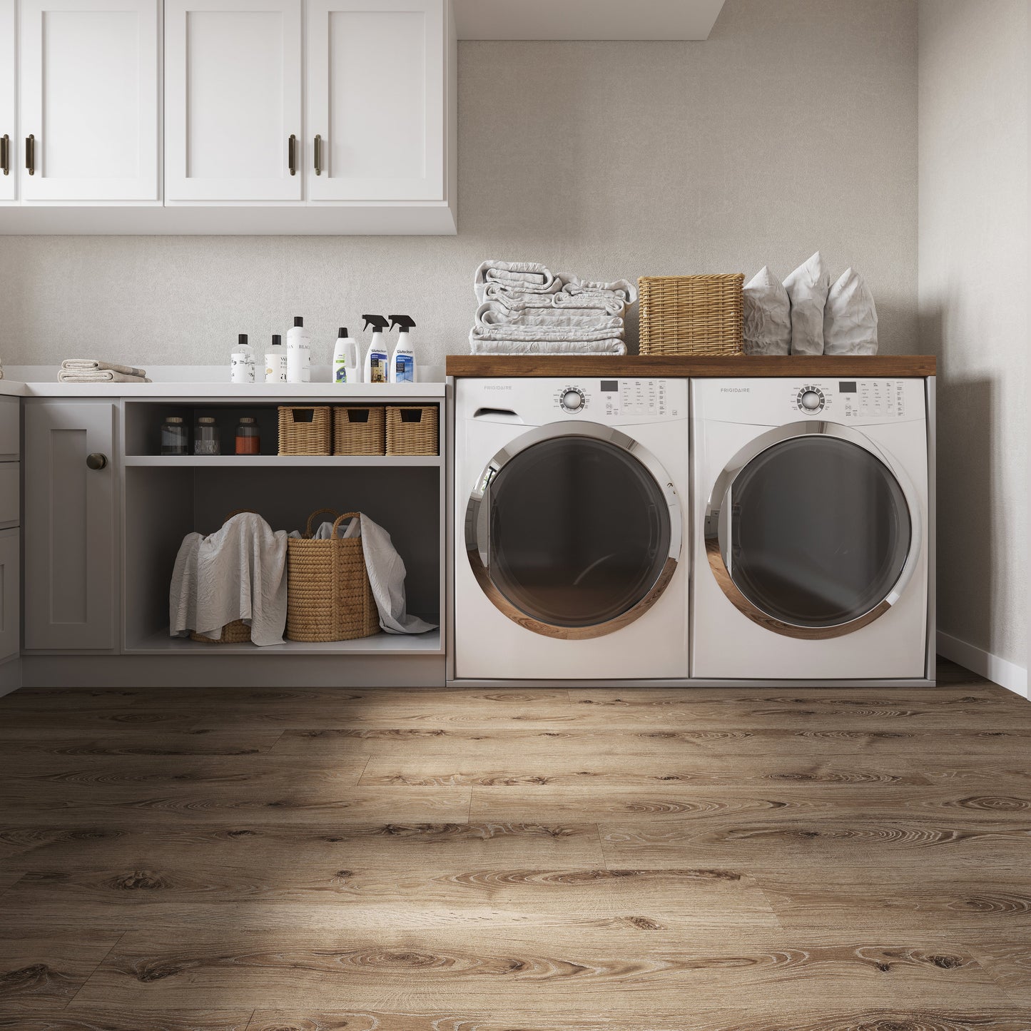 Lucida USA Maxcore Siliceous 7-3/32-in Wide x 5-1/2-mm Thick Waterproof Interlocking Luxury Vinyl Plank Flooring (24.5-sq ft)