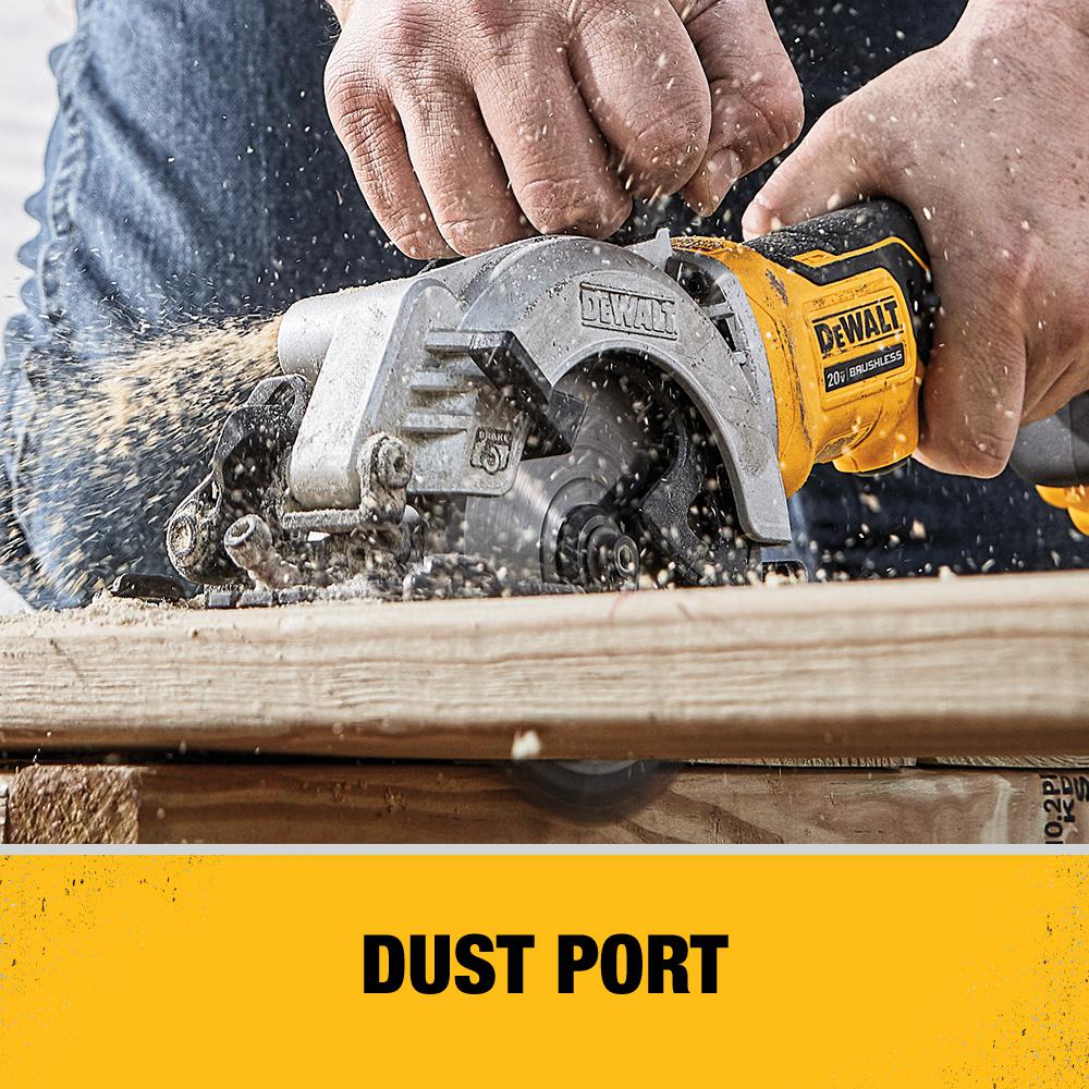 ATOMIC 20-Volt MAX Cordless 4-1/2 in. Circular Saw (Tool-Only) - Super Arbor