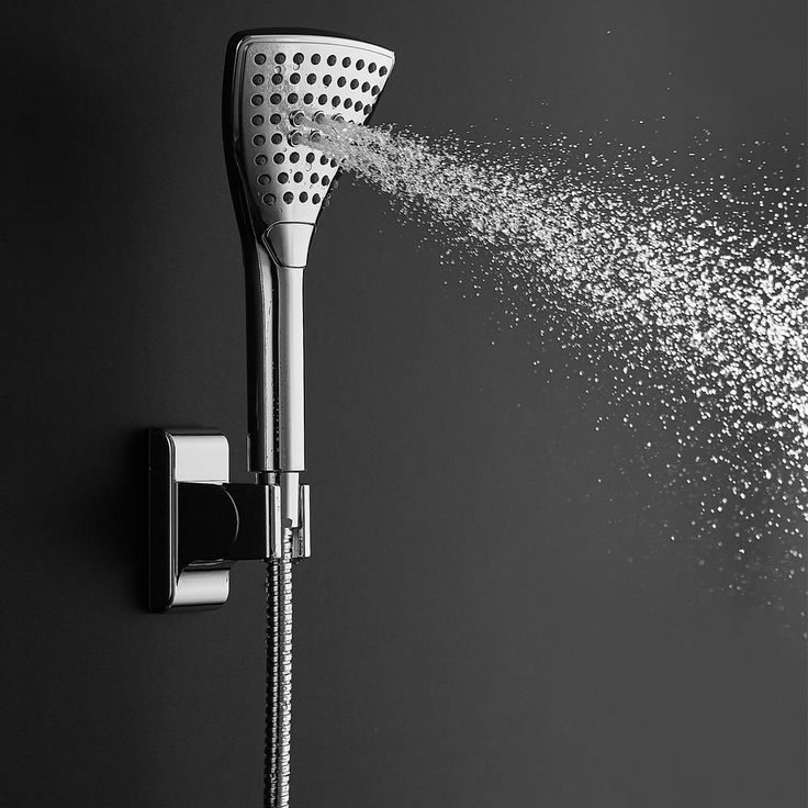 6-spray 8 in. High PressureDual Shower Head and Handheld Shower Head with Body spray in Chrome