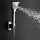 6-spray 8 in. High PressureDual Shower Head and Handheld Shower Head with Body spray in Chrome