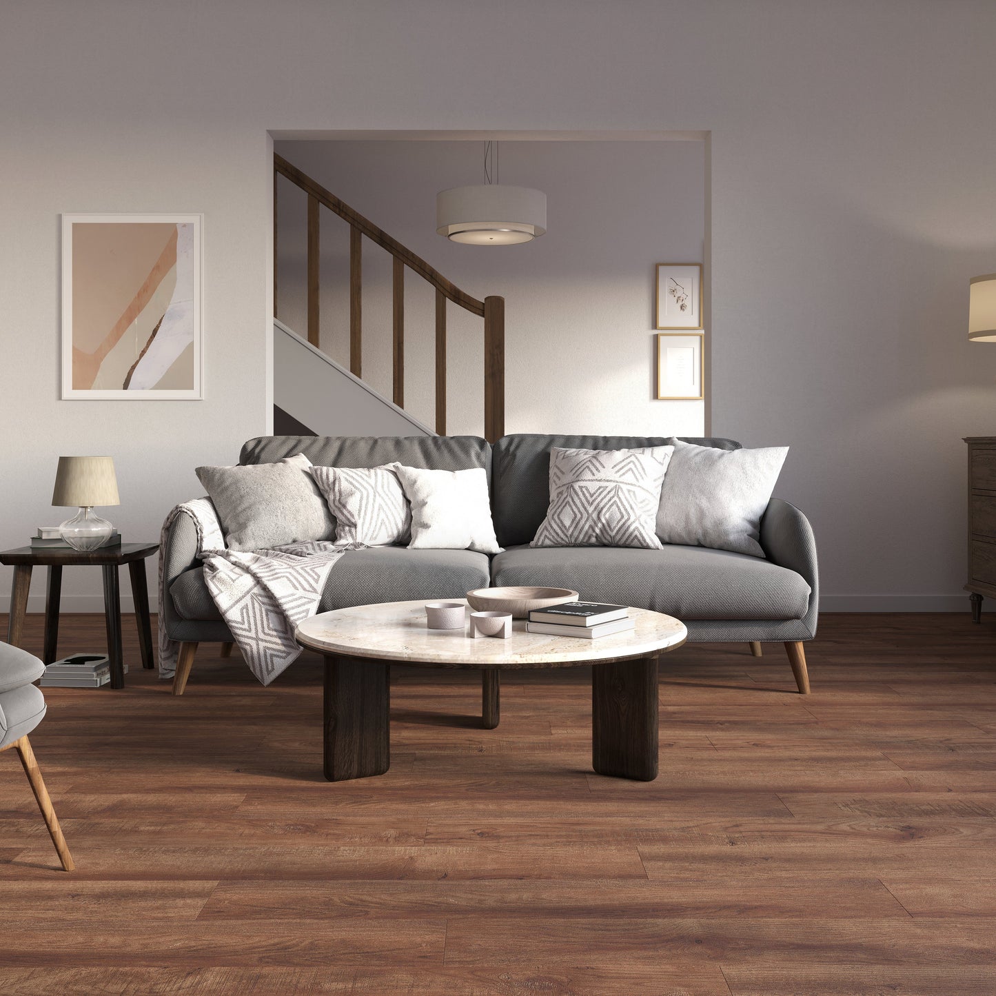 Lucida USA Maxcore American Oak 7-3/32-in Wide x 5-1/2-mm Thick Waterproof Interlocking Luxury Vinyl Plank Flooring (24.5-sq ft)