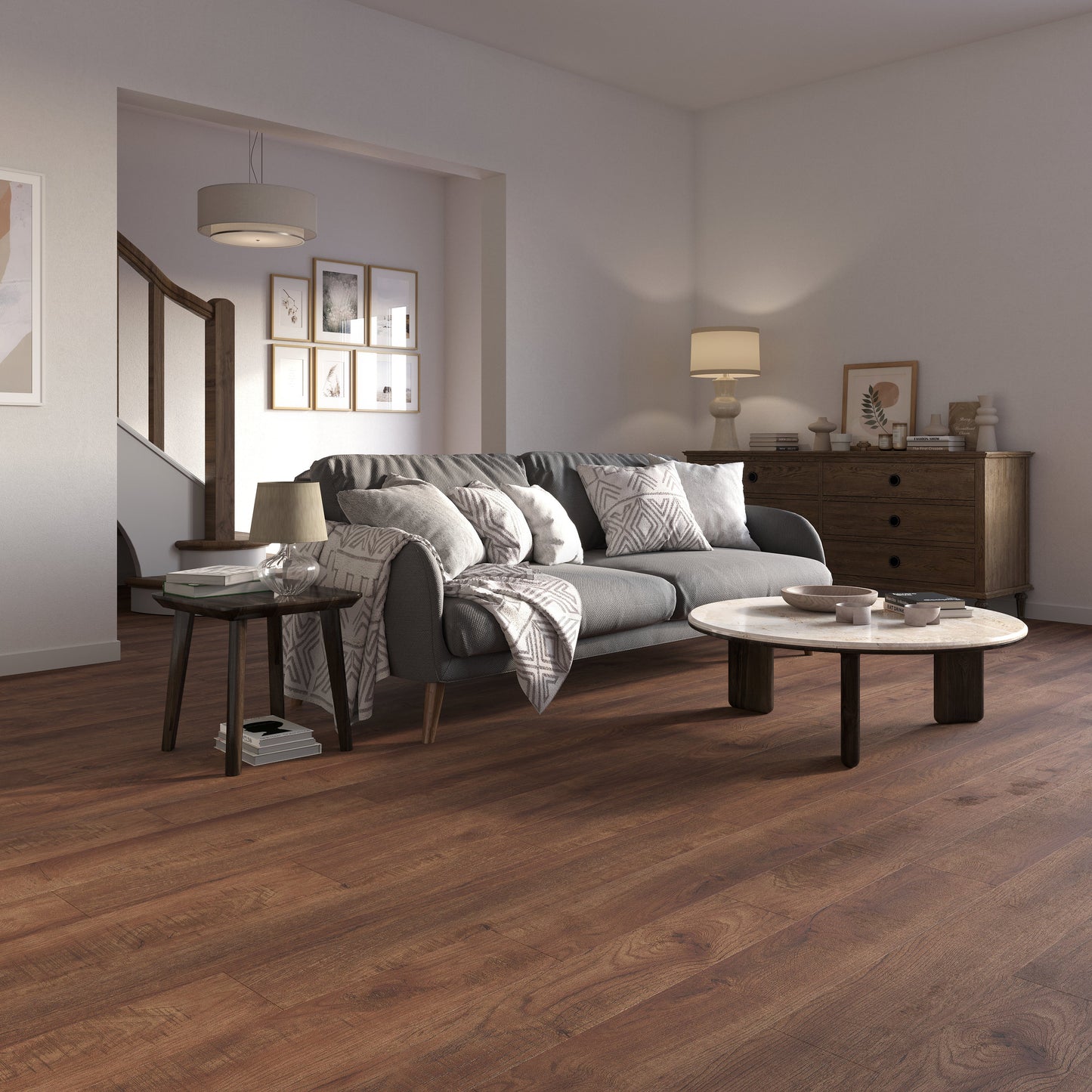 Lucida USA Maxcore American Oak 7-3/32-in Wide x 5-1/2-mm Thick Waterproof Interlocking Luxury Vinyl Plank Flooring (24.5-sq ft)