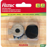 31/32 in. Screw-on Felt Pads (4-Pack) - Super Arbor