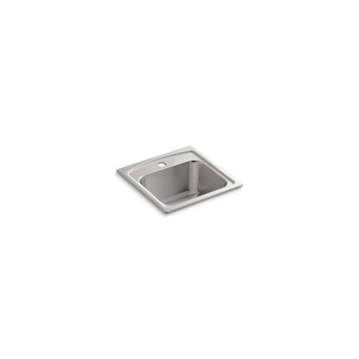 Toccata Drop-In Stainless Steel 15 in. 1-Hole Single Bowl Bar Kitchen Sink