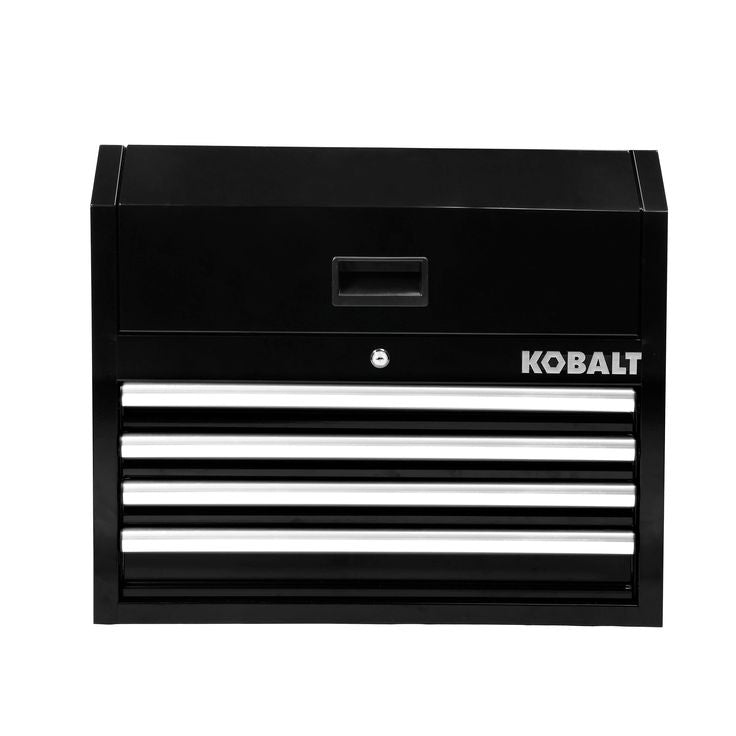 Kobalt 26-in W x 22-in H 4-Drawer Steel Tool Chest (Black)