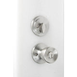 Satin Nickel Tulip Knob Door Lock Home Security Kit - Super Arbor