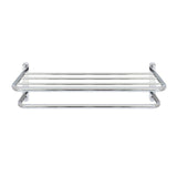 Hotel Grade 24 in. Wall Mounted Towel Rack in Polished Chrome - Super Arbor
