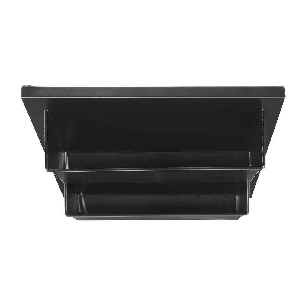 2-Slot Black and Gold Dots Wall Mailbox - Super Arbor
