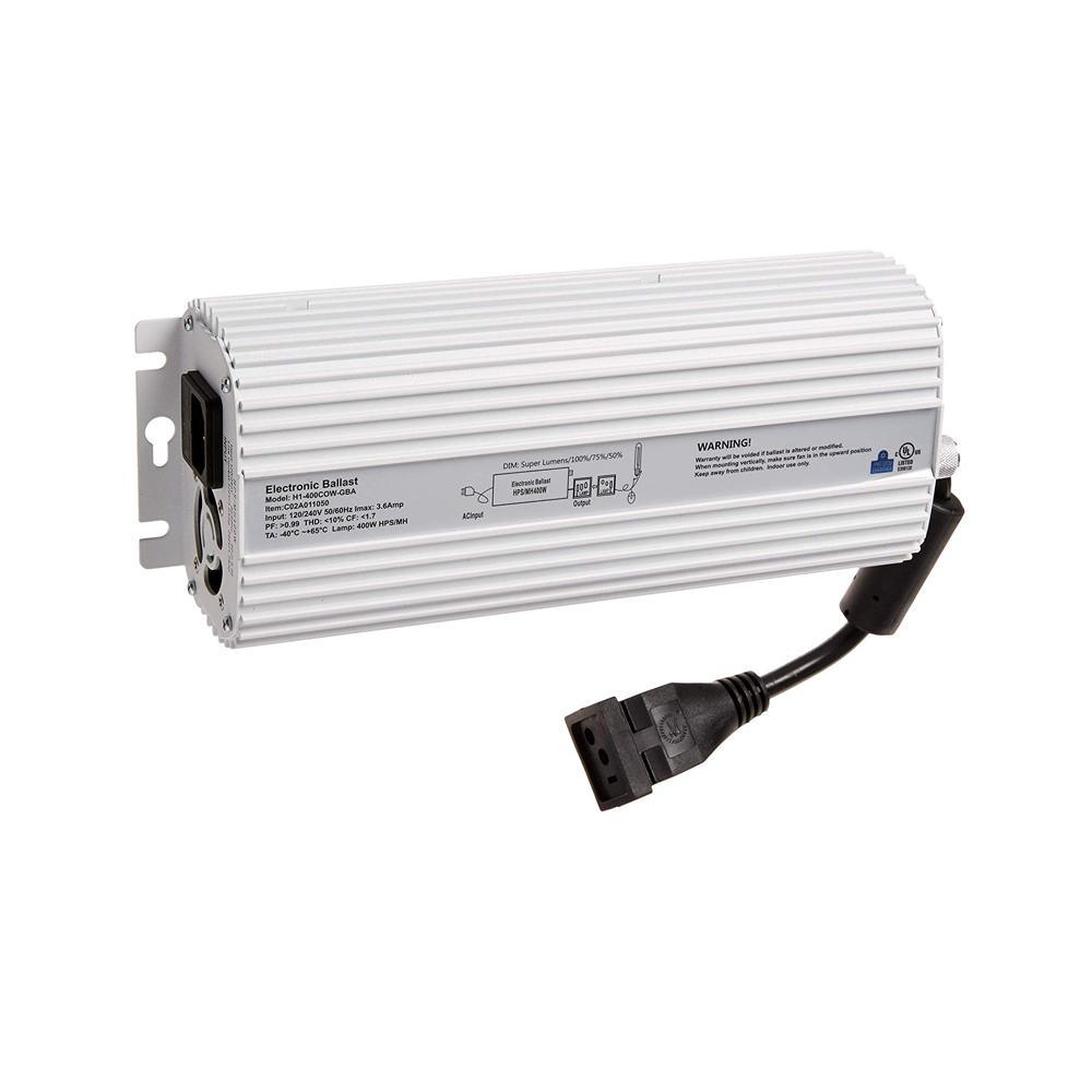 400-Watt Digital Dimmable Ballast 120/240-Volt for Grow Lights - Super Arbor