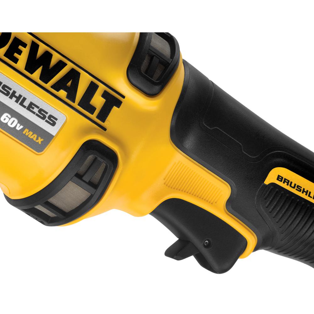 FLEXVOLT 60-Volt MAX Lithium-Ion Cordless Brushless 4-1/2 in. Angle Grinder with (1) Battery, Charger and Bonus Jig Saw