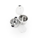 7 Qt. Stainless Steel White Thermal Cooker/Slow cooker