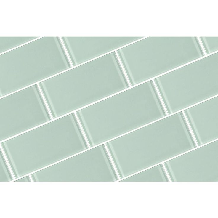 ABOLOS Metro Arctic Blue Subway 3 in. x 6 in. Glossy Glass Wall Tile (10 sq. ft. / case)