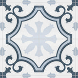 Merola Tile Lacour Artic Encaustic 9-3/4 in. x 9-3/4 in. Porcelain Floor and Wall Tile (11.11 sq. ft. / case)