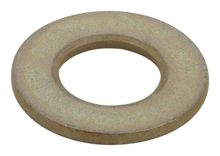 Hillman Yellow Dichromate Steel 9/16 in. SAE Flat Washer, 50-Pack