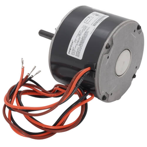 Rheem 51-100999-02 blower motor - side view (Voltage: 208V, 230V; Horse Power: 1/10)