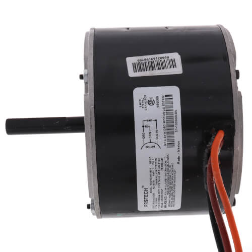 Rheem 51-100999-04 blower motor - detail view (Voltage: 208/230V; Horse Power: 1/5)