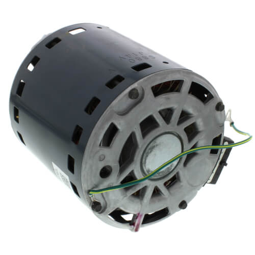 Rheem 51-23650-01 blower motor - side view (Voltage: 208V, 230V; Horse Power: 3/4)