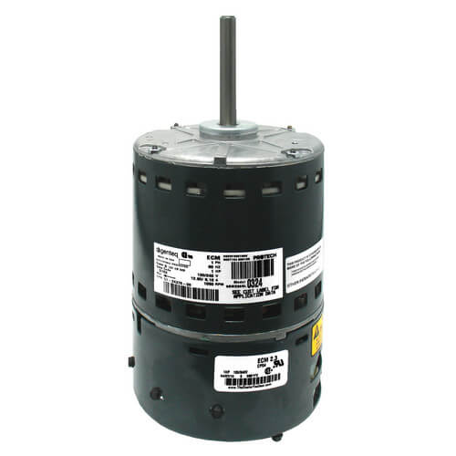 Rheem 51-102728-05 blower motor - front view (Horse Power: 1/3; Product Type: Blower Motor)
